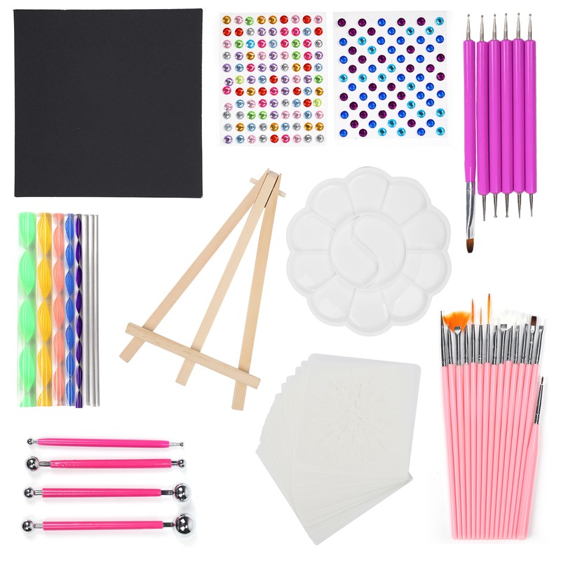 Mandala Dotting Tools Acrylic Rod Dotting Pen Ball Stylus Palette