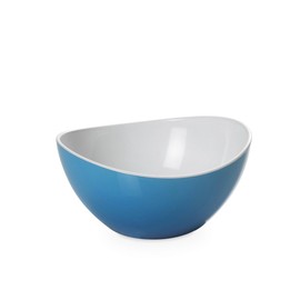 Omada Design Salatschüssel für Pasta und Salat, Schale aus zweifarbigem beständigem Kunststoff, Made in Italy, Trendy Linie, 14cm Durchmesser, 0,5lt Kapazität, geeignet für den Geschirrspüler, Türkise