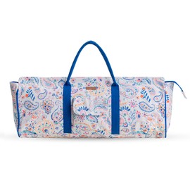 Maison d'Hermine Yoga mat tote bag for Women & Men, Travel Yoga Gym Bag With Pocket and Zipper -Indian Floral