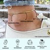 Made by Nami Stainless Steel Women's Anklet with Strong Lobster