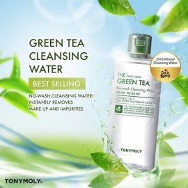 Tonymoly - Agua Limpiadora De Té Verde The Chok Chok 300 Ml