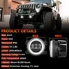 BEEYEO 4 Inch LED Fog Lights 60W High-Intensity Off-Road Fog