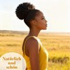 Afro Puff Drawstring Ponytail Synthetic Curly Natural Extension Hairpieces (Black-1)