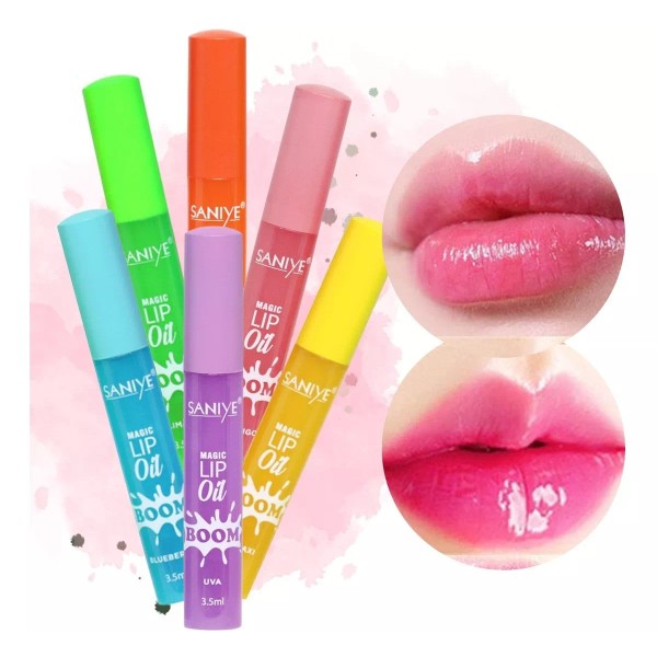Mafab 1pz Gloss Labial Billo Cambia De Color Mágico Lip