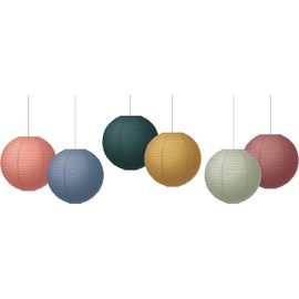 Teacher Created Resources Wonderfully Wild 8" Hanging Paper Lanterns