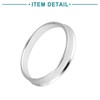 ACROPIX 66.6 to 60.1mm Hub Centric Rings Silver Tone -