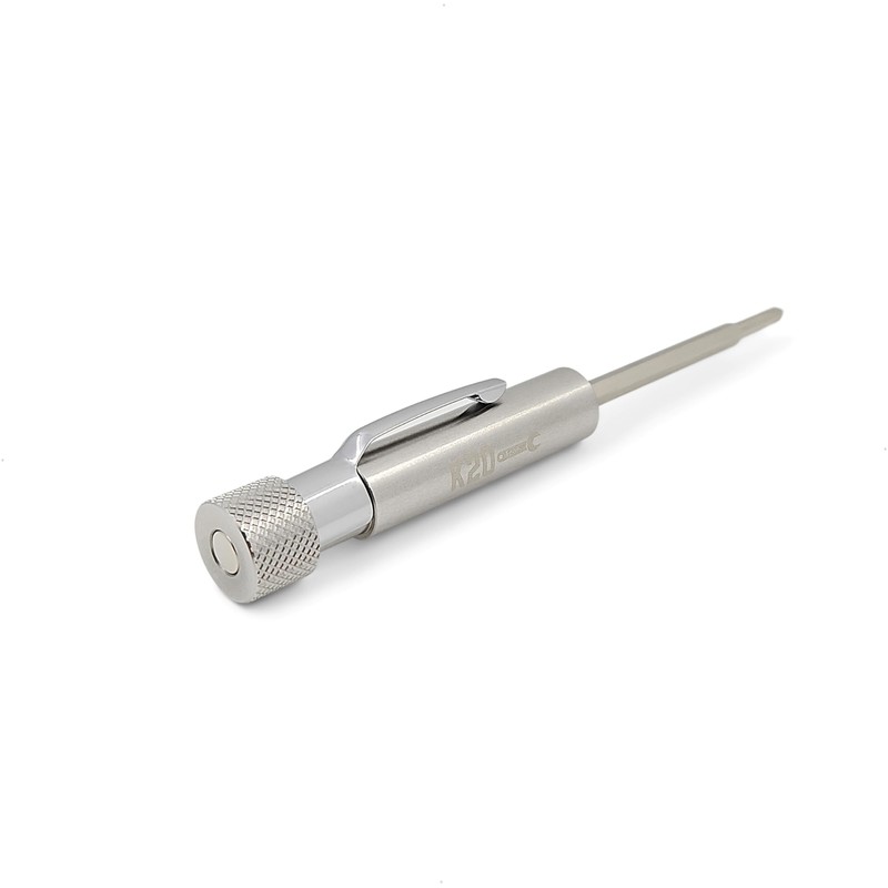 Pocket Screwdriver with Clip and Magnet - Phillips and Slotted-Flat