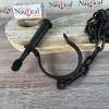 54" Iron Leg Shackles w/ Key, Heavy Duty Old Style