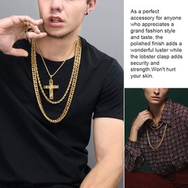 GOLDCHIC JEWELRY 6mm Rope Chain Necklace for Women, Gold Twists Link Chains for Men