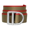 Bison Designs 540CRD XL Delta Belt, Coyote Brown/Red, 46"
