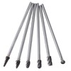 6pcs Tungsten Carbide Aluminum Rotary Files Burr Set 6mm Shank
