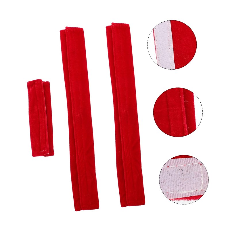 Mobestech 3pcs Refrigerator Door Handle Protector Elegant Design Prevents Stains