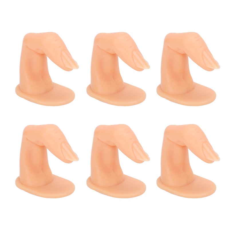 50pcs Nailed False Fingers Practice Fingers for Hand Nail Art