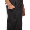 Chef Works Unisex Brio Chef's Bib Apron, Black, One Size
