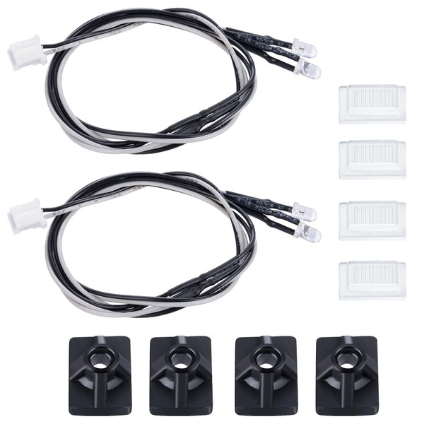 QUE-T RC Side Skirt Lights LED Light Lamp for 1/14