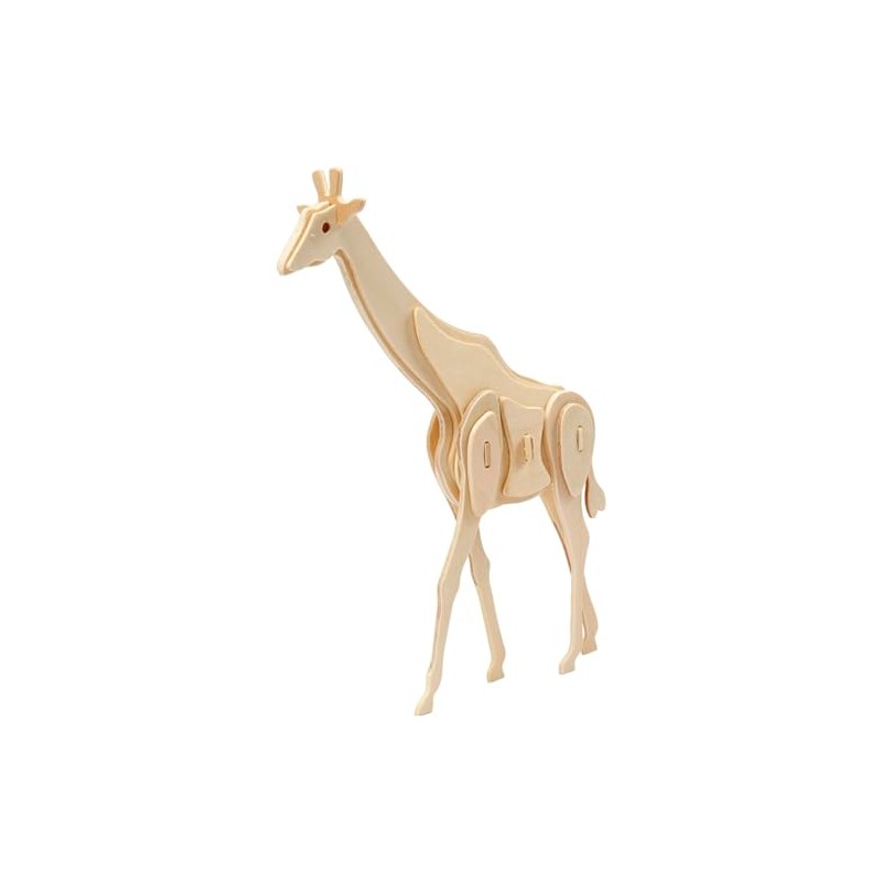 CRAFTY CAPERS Childrens 3D Wooden Giraffe 18.5cm Self Assembly Craft