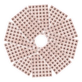 TOVINANNA 540pcs Ear Acupressure Stickers Ear Seeds Kit Portable Massage Tool for Ear Care Lightweight Acupoint Pressure Patches for Relaxation and Comfort