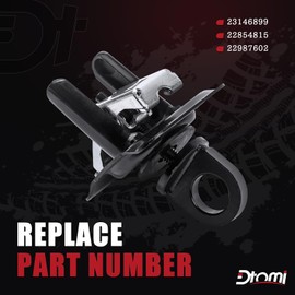 Truck Bed Tie Down Anchors Compatible with Chevy GMC Vehicle Silverado Sierra 1500 2500HD 3500HD 2014-2021, Colorado Canyon 2015-2021 Replace# 23146899, 22854815, 22987602 (4PCS)