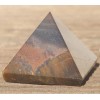 NATURAL BLUE TIGER EYE SMALL GEMSTONE PYRAMID 20-22mm