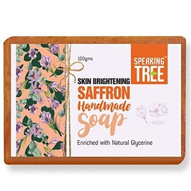 Speaking Tree Skin Brightening Saffron Handmade Soap - 100 gms