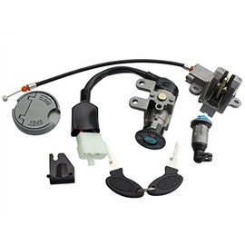 GOOFIT Ignition Switch Key Set Replacement For GY6 49cc 50cc Chinese Scooter 139QMB Parts