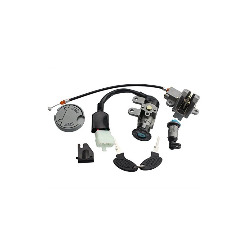 GOOFIT Ignition Switch Key Set Replacement For GY6 49cc 50cc