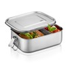 GEFU Lunch Box Small 12734, Silver
