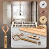 Wokape 8pcs Closed Hook Bolts Wall Concrete Brick Expansion Screws