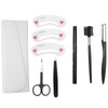 8pcs / set Eyebrow Razor Eyebrow Trimmer Shaver Comb Clip