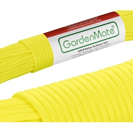 GardenMate® Professional Nylon Outdoor Rope I 31m Long, 4 mm Thick I Different Colours | Paracord 550 | Kernmantle Rope Made of 7 Core Threads of Tear-Resistant Nylon