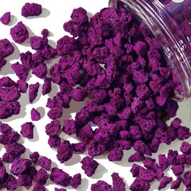 Fraunitsh Freeze-Dried Dragon Fruit Cubes, 8.82oz (250g), All Natural Pink Pitaya Chunks Snack, No Sugar Added, Dragon Fruit Dices for Smoothie Bowls, Yogurt Toppings, Desserts & Healthy Eating