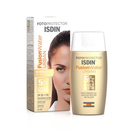 ISDIN Fotoprotector Fusion Water Urban SPF 30 (50 ml) | Ultra Light Protection for Everyday Use in Urban Environment