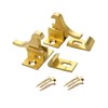 dophee 2Pcs Solid Pure Brass Lock Buckle, Bird Shaped Spring