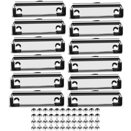 12 Pieces Mountable Clips Clip for Clipboard Clipboard Clipboard Clip Holder Clipboard Clamp for Office School Stationery Clipboard Folder