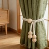 Tingliyi 4 Pcs Curtain Tiebacks, curtains tie back rope, Adjustable