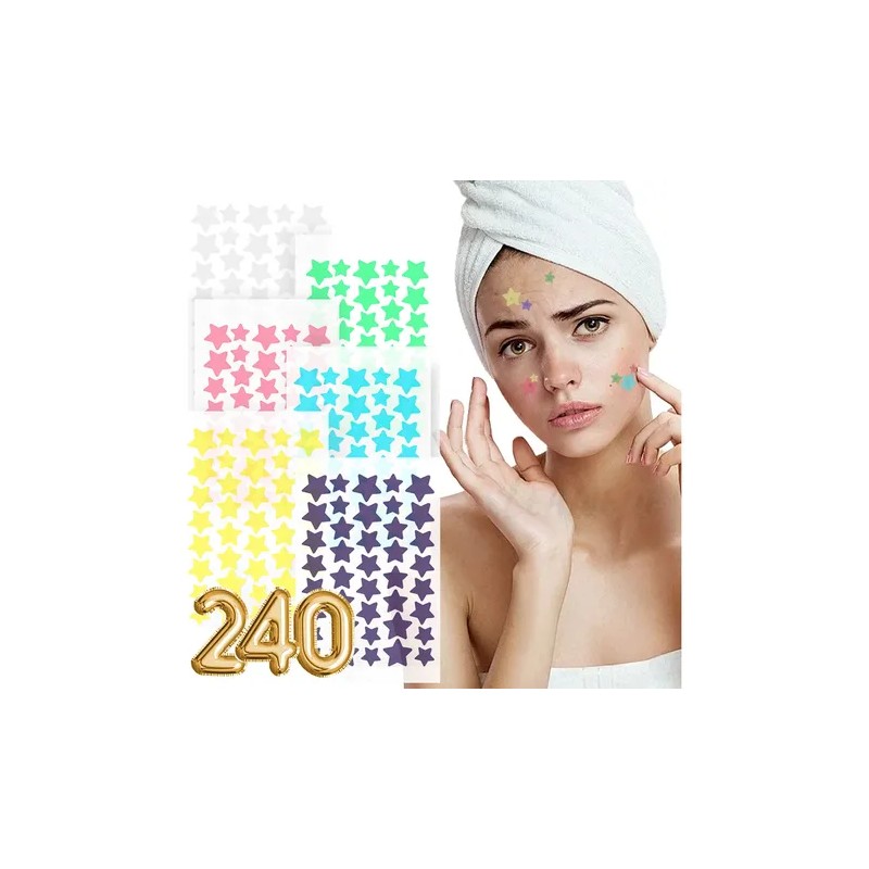 240pzs Mascarillas Estrella Para El Acne Espinillas Granos