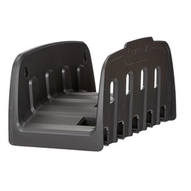 GARDENA Wall-mounted hose holder: Garden hose bracket – an option for hanging up your garden hose and Original GARDENA system parts for easy garden watering (00241-20), Dark Grey