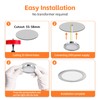 YindaLux Set of 3 Recessed LED Spotlights 230 V 3