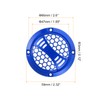 sourcing map 2 Pcs 2inch Blue Speaker Grill Mesh Plastic