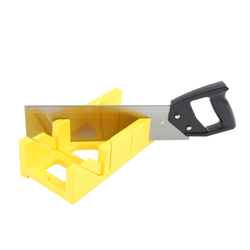 GreatNeck BSB14 Mitre Box and Saw Set, 12 Inch Mitre