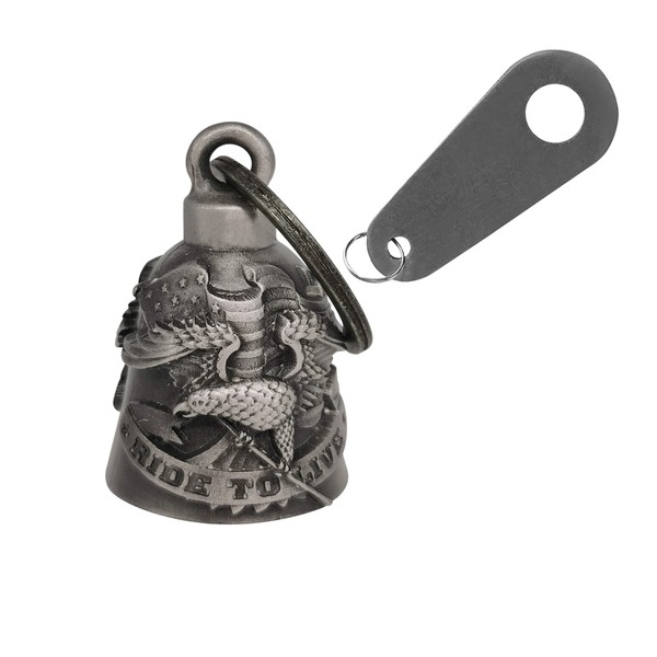 Motorcycle Bell for Biker Good Luck Riding Bells Guardian Bells