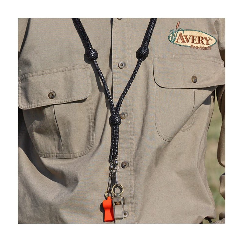 Avery Outdoors Hunting Gear Classic Whistle Lanyard-Marsh Brown