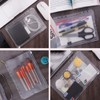 10 Binder Pockets A5 Clear Binder 6 Holes Zipper File