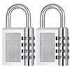 TheGeekLa Combination Padlock with 4-Digit Smooth Dial Lock Security Padlock
