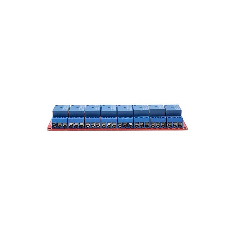 Keenso 8 Channel Optocoupler Relay Module, 5V/12V/24V 8 Channel Relay