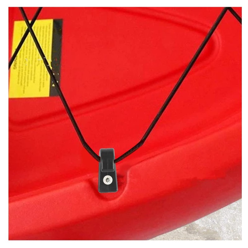 Pack of 30 Kayak J Hooks, Plastic J Shape Screws