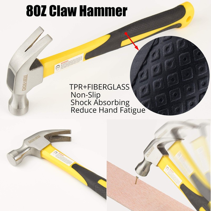 DOWELL Tool Set 49-Piece Home Repair Hand Tool Kit with