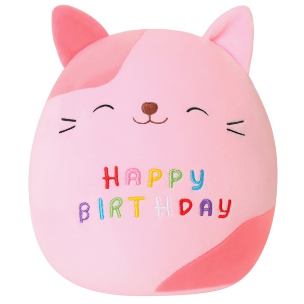 SQEQE Cat Stuffed Animal Toy Cuddly Birthday Cat Plush Soft