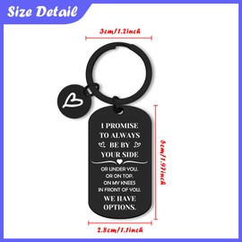 Funny Keyring Gifts for Boyfriend Valentines Day Gifts for Boyfriend Husband Anniversary Jewelry for Couple Wife Girlfriend Engagement Wedding Birthday Gift Couple Keychain