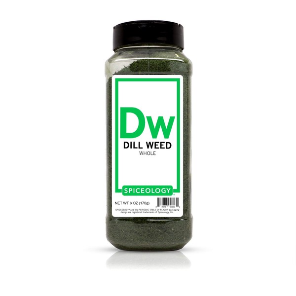 Dill Weed Herb - Spiceology Dried Dill Weed - 6 ounces